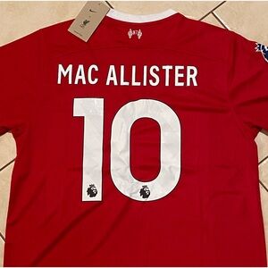 Liverpool Alexis Mac Allister # 10 Jersey , Unisex
